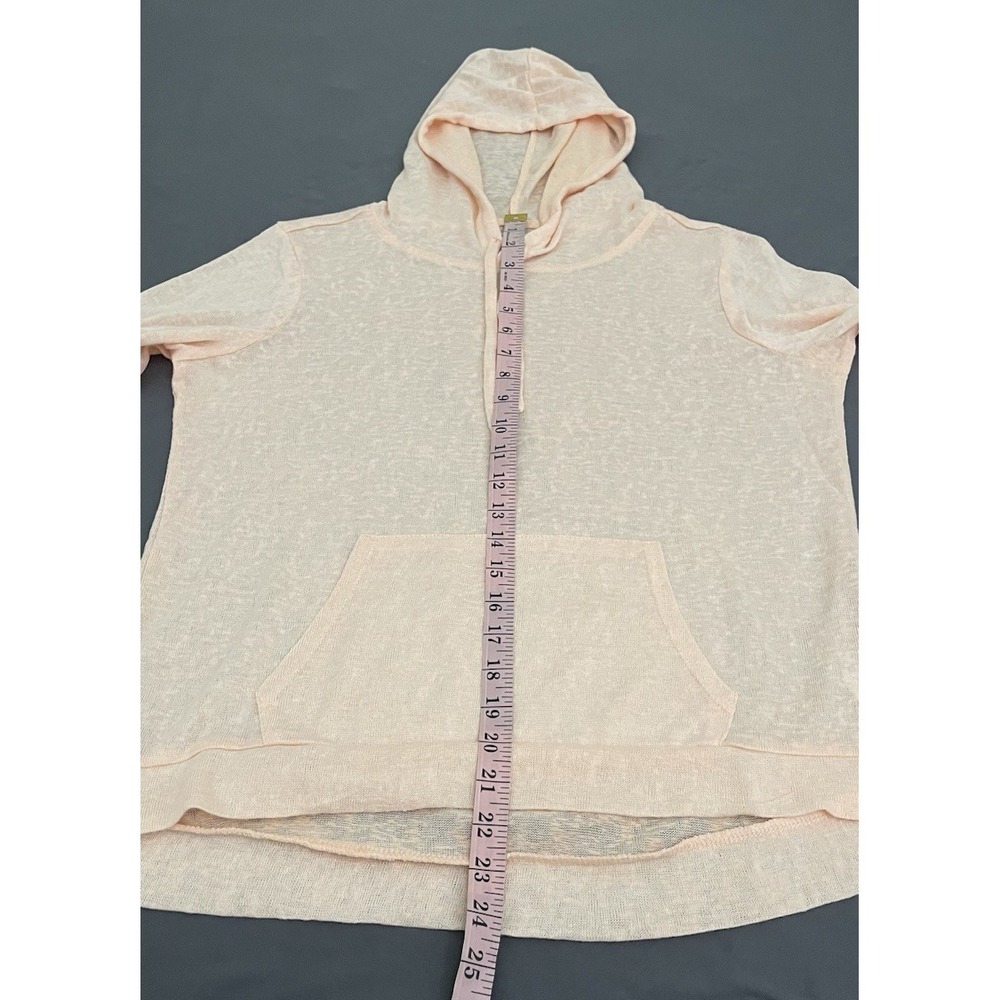 Weatherproof Lightweight Hoodie Sweater Womens Size Small Peach Orange Hooded - Picture 12 of 13